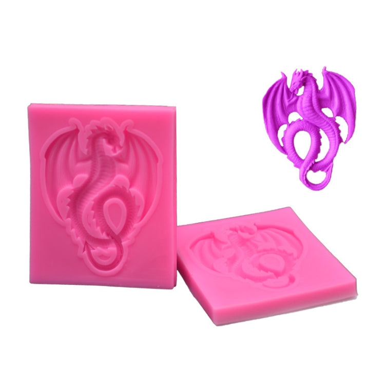 2 pezzi di pterodattilo torta al cioccolato decorazione argilla stampo in silicone fai da te, DIY Silicone Mold