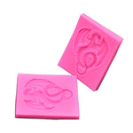 2 pezzi di pterodattilo torta al cioccolato decorazione argilla stampo in silicone fai da te, DIY Silicone Mold