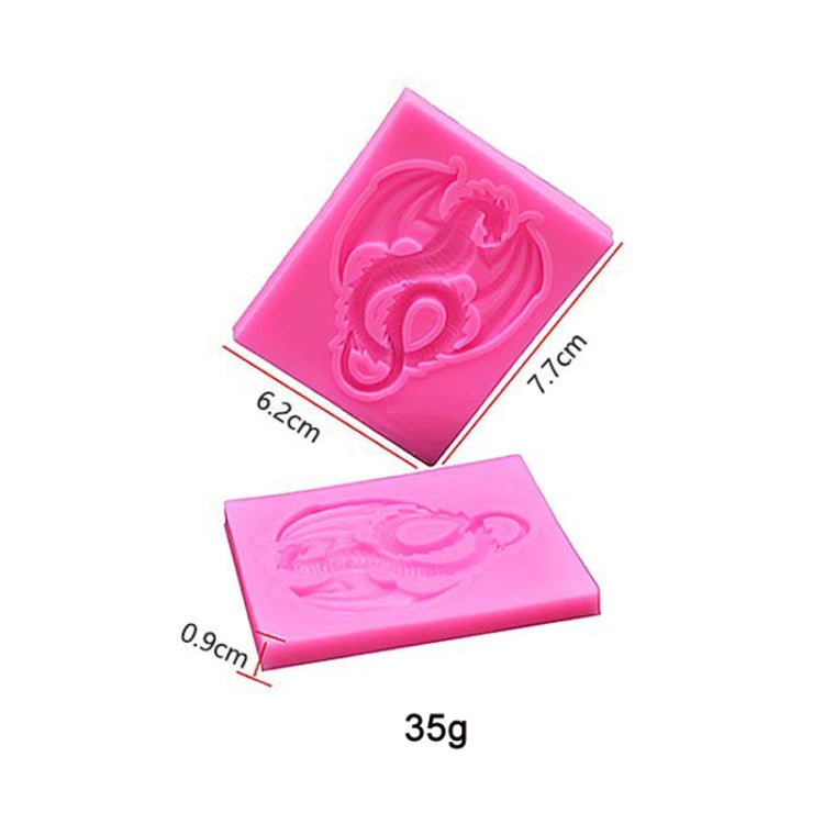2 pezzi di pterodattilo torta al cioccolato decorazione argilla stampo in silicone fai da te, DIY Silicone Mold