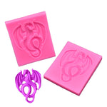 2 pezzi di pterodattilo torta al cioccolato decorazione argilla stampo in silicone fai da te, DIY Silicone Mold