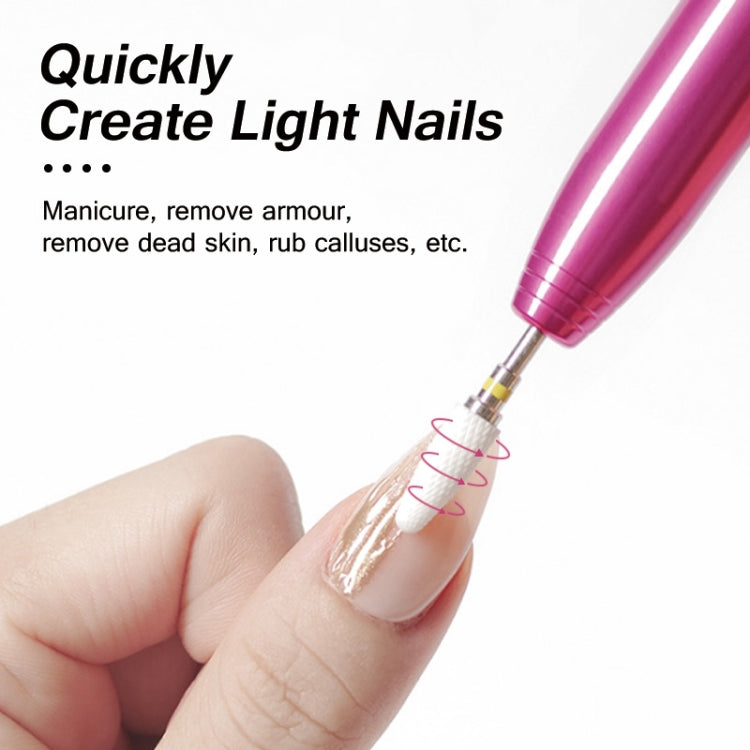 Levigatrice per unghie in lega di alluminio USB Electric Nail Polish Remover, Nail Polish Remover(Rose Pink), Nail Polish Remover(Silver), Nail Polish Remover(Gold)