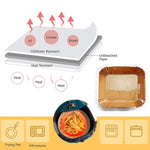 3 PCS Air Fryer Liner Baking Oil-absorbing Oil-proof Paper Vassoio