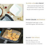 3 PCS Air Fryer Liner Baking Oil-absorbing Oil-proof Paper Vassoio
