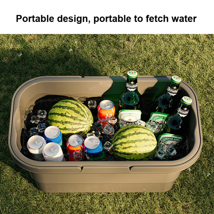 Cestino per il trasporto dell'acqua da campeggio Cestino da picnic Scatola pieghevole per esterni può essere utilizzata come tavolo