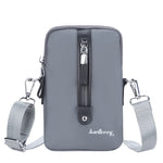 Baellerry Borsa a tracolla da uomo Borsa a tracolla da lavoro semplice casual di grande capacità Portafoglio con cerniera