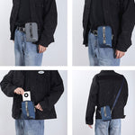 Baellerry Borsa a tracolla da uomo Borsa a tracolla da lavoro semplice casual di grande capacità Portafoglio con cerniera