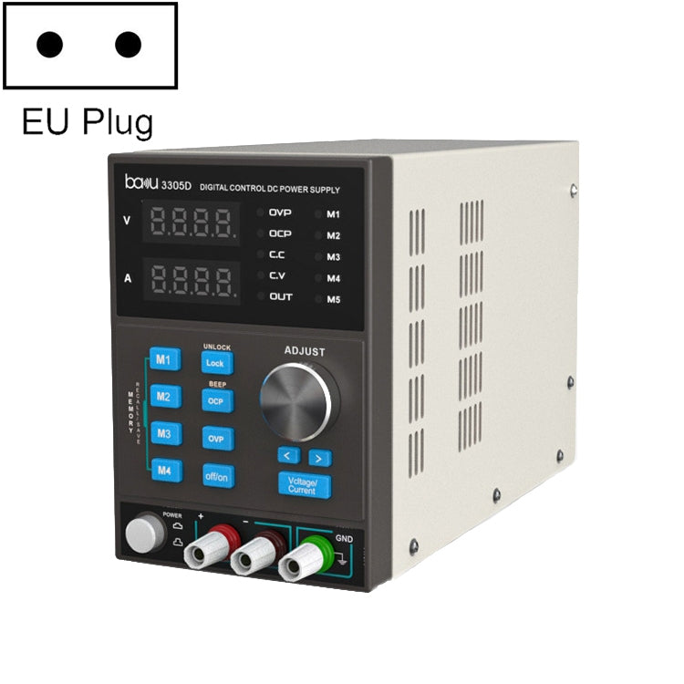 BAKU BA-3305D CNC DC 5A/30V High Power Power Supply, BA-3305D US Plug, BA-3305D EU Plug