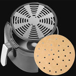 3 set di carta speciale per friggitrice ad aria Carta per carne alla griglia Carta assorbente per olio, consegna casuale a colori, stile:, Square Without Hole (21.5cm), Square With Hole (23cm), Square Without Hole (23cm), Square With Hole (24cm)       ...