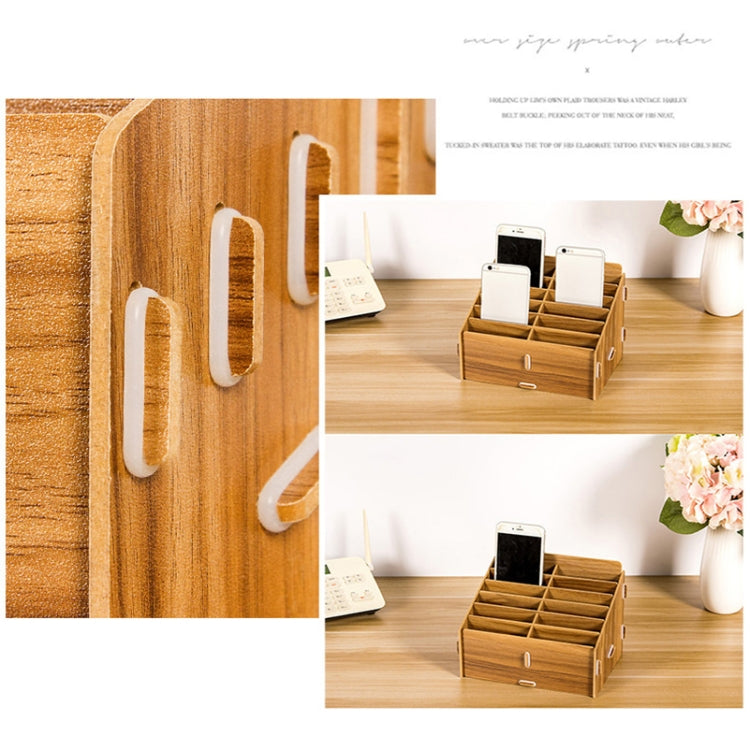 D-86 Scatola di immagazzinaggio del telefono cellulare dell'aula della conferenza dell'ufficio, stile:, 12 Grids (Walnut), 12 Grids (Oak), 12 Grids (Black Oak), 24 Grids (Walnut), 24 Grids (Black Oak), 36 Grids (Walnut), 36 Grids (Oak)                 ...