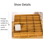 D-86 Scatola di immagazzinaggio del telefono cellulare dell'aula della conferenza dell'ufficio, stile:, 12 Grids (Walnut), 12 Grids (Oak), 12 Grids (Black Oak), 24 Grids (Walnut), 24 Grids (Black Oak), 36 Grids (Walnut), 36 Grids (Oak)                 ...