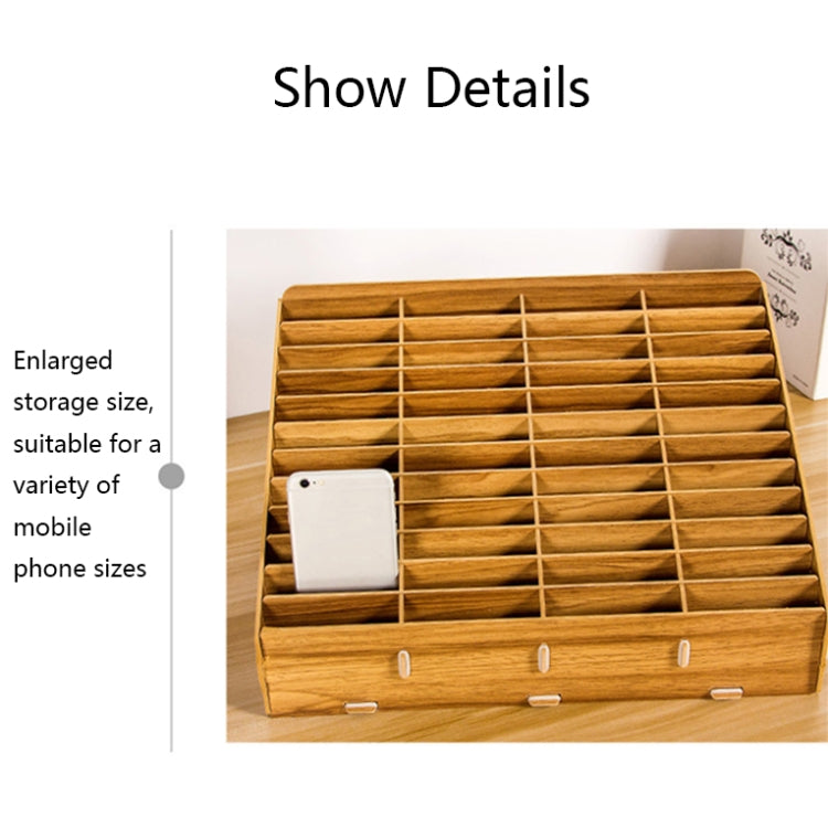 D-86 Scatola di immagazzinaggio del telefono cellulare dell'aula della conferenza dell'ufficio, stile:, 12 Grids (Walnut), 12 Grids (Oak), 12 Grids (Black Oak), 24 Grids (Walnut), 24 Grids (Black Oak), 36 Grids (Walnut), 36 Grids (Oak)                 ...