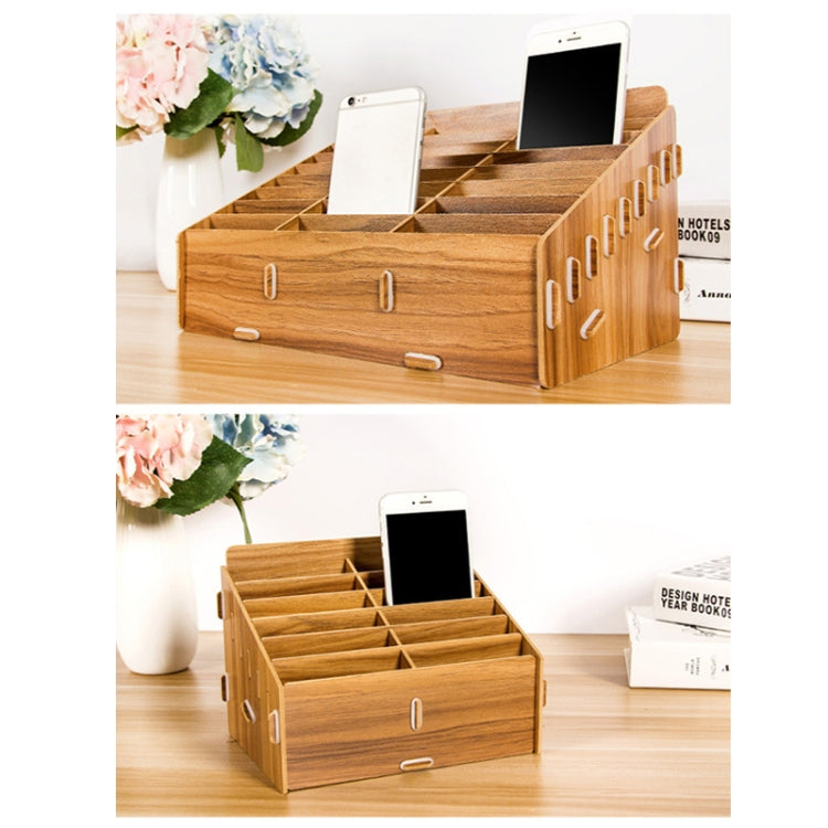 D-86 Scatola di immagazzinaggio del telefono cellulare dell'aula della conferenza dell'ufficio, stile:, 12 Grids (Walnut), 12 Grids (Oak), 12 Grids (Black Oak), 24 Grids (Walnut), 24 Grids (Black Oak), 36 Grids (Walnut), 36 Grids (Oak)                 ...