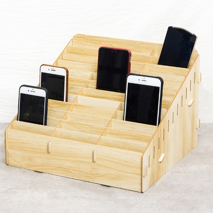 D-86 Scatola di immagazzinaggio del telefono cellulare dell'aula della conferenza dell'ufficio, stile:, 12 Grids (Walnut), 12 Grids (Oak), 12 Grids (Black Oak), 24 Grids (Walnut), 24 Grids (Black Oak), 36 Grids (Walnut), 36 Grids (Oak)                 ...