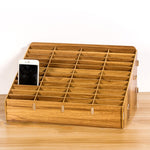 D-86 Scatola di immagazzinaggio del telefono cellulare dell'aula della conferenza dell'ufficio, stile:, 12 Grids (Walnut), 12 Grids (Oak), 12 Grids (Black Oak), 24 Grids (Walnut), 24 Grids (Black Oak), 36 Grids (Walnut), 36 Grids (Oak)                 ...