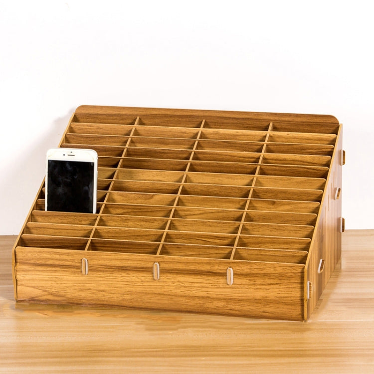 D-86 Scatola di immagazzinaggio del telefono cellulare dell'aula della conferenza dell'ufficio, stile:, 12 Grids (Walnut), 12 Grids (Oak), 12 Grids (Black Oak), 24 Grids (Walnut), 24 Grids (Black Oak), 36 Grids (Walnut), 36 Grids (Oak)                 ...