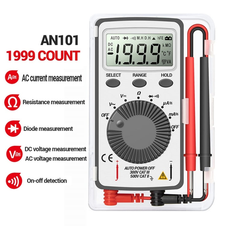 ANENG AN-101 Mini multimetro digitale compatto