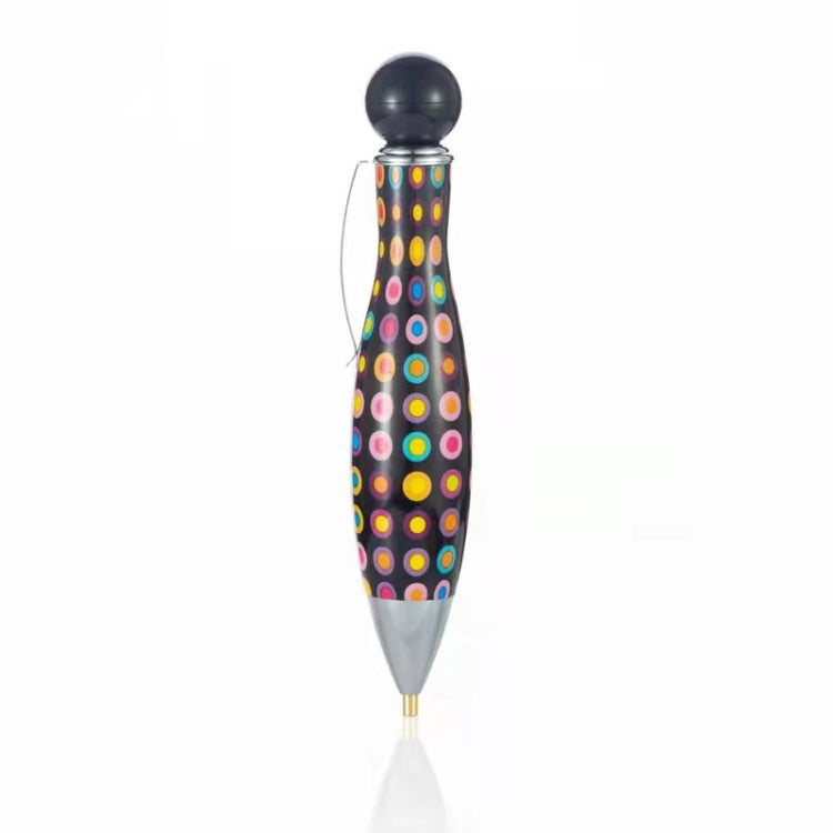 5 penne per pittura con diamanti 5D stile bowling, penna per trapano a punta singola, Pink, Black, Rose Red, Blue, Orange, Yellow