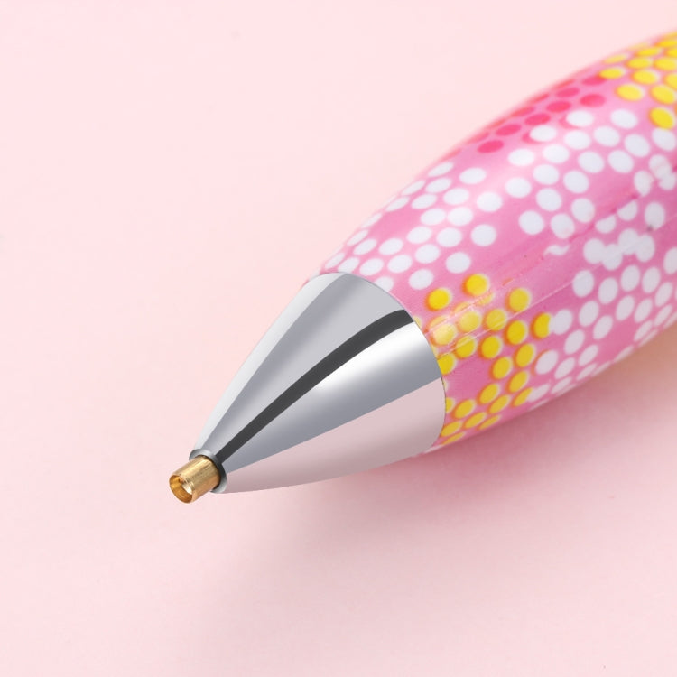 5 penne per pittura con diamanti 5D stile bowling, penna per trapano a punta singola, Pink, Black, Rose Red, Blue, Orange, Yellow