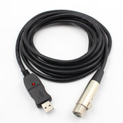 Cavo USB a XLR per microfono 3 metri plug-and-play