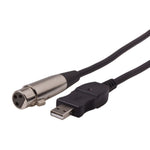 Cavo USB a XLR per microfono 3 metri plug-and-play