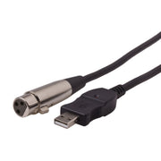 Cavo USB a XLR per microfono 3 metri plug-and-play
