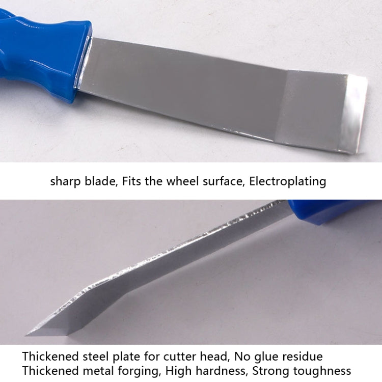 Strumento per la rimozione della colla della lama del blocco dell'equilibrio del pneumatico in pasta da 3 pezzi, Glue Removal Tool