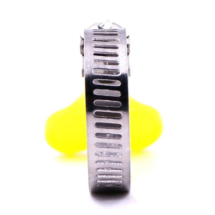 Morsetto per tubo dell'acqua con fibbia a morsetto in acciaio inossidabile con manico in plastica da 50 pezzi, Plastic Pipe Clamp