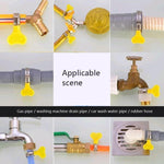 Morsetto per tubo dell'acqua con fibbia a morsetto in acciaio inossidabile con manico in plastica da 50 pezzi, Plastic Pipe Clamp