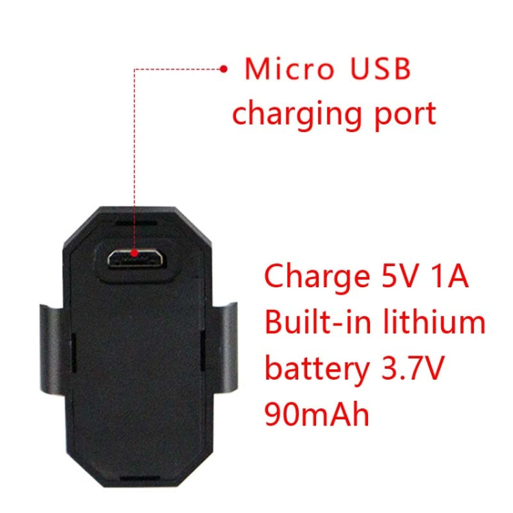 Luce di avvertimento per giro notturno in bicicletta Luce per aeroplano per moto UAV Luce notturna di ricarica USB, 3 Colors