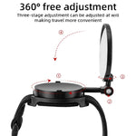 Specchietto retrovisore per bicicletta con cinturino Specchio girevole a 360 gradi, Wristband Rotating Mirror