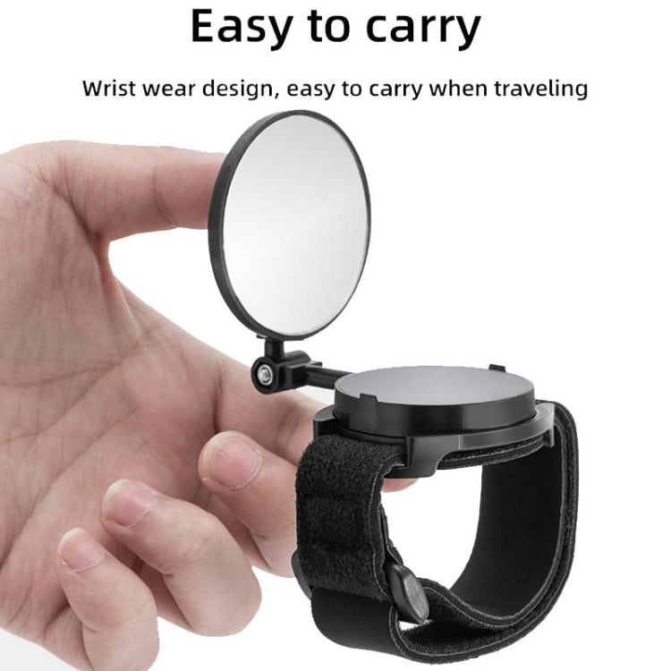 Specchietto retrovisore per bicicletta con cinturino Specchio girevole a 360 gradi, Wristband Rotating Mirror