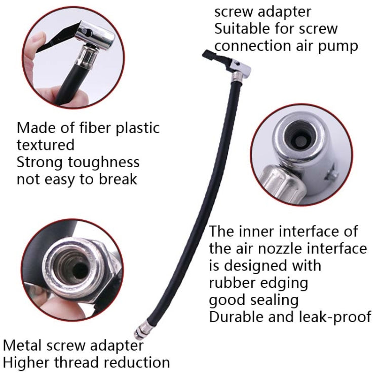 4 pezzi pompa gonfiabile valvola Schrader tubo di prolunga pneumatico bocca gonfiabile veloce tubo di estensione, Mouth Extend Tube