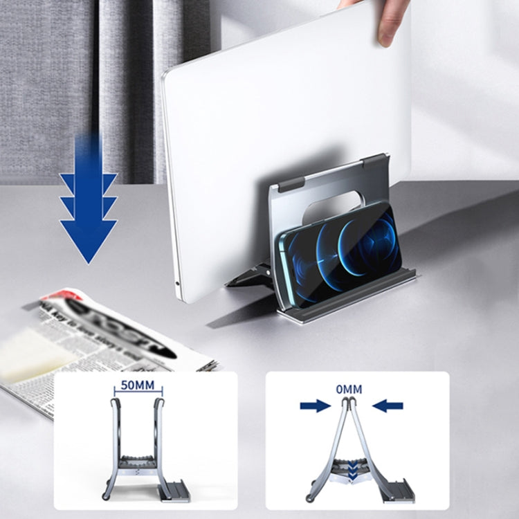 Rack di archiviazione a gravità per laptop in lega H
