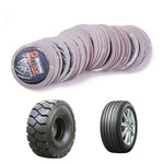 Nirichie 60 mm Rotondo Riparazione Pneumatici Patch Riparazione Pneumatici Pellicola Fredda Patch, 60mm Round Car Tire Patch