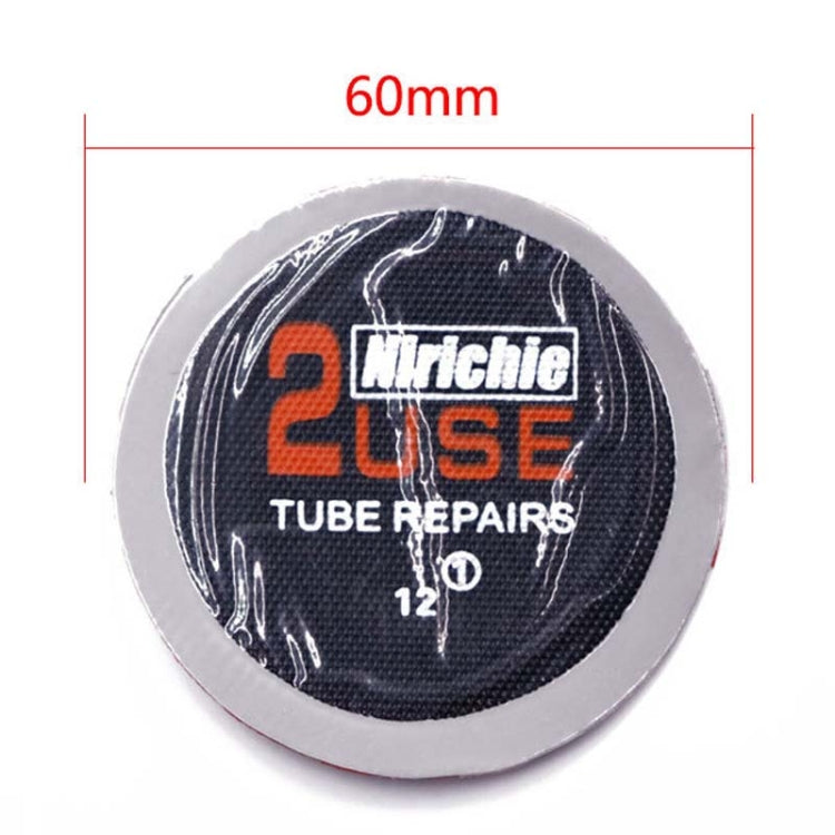 Nirichie 60 mm Rotondo Riparazione Pneumatici Patch Riparazione Pneumatici Pellicola Fredda Patch, 60mm Round Car Tire Patch