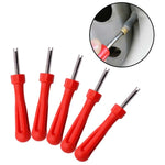 10 PCS Auto Pneumatico Veicolo Elettrico Tappo Della Valvola Della Bicicletta Interruttore Nucleo Della Valvola, Stile:, Single Head Short, Single Head Long