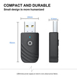 Trasmettitore e ricevitore audio Bluetooth 5.0 wireless