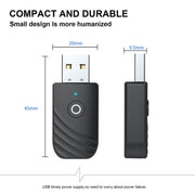 Trasmettitore e ricevitore audio Bluetooth 5.0