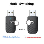 Trasmettitore e ricevitore audio Bluetooth 5.0 wireless
