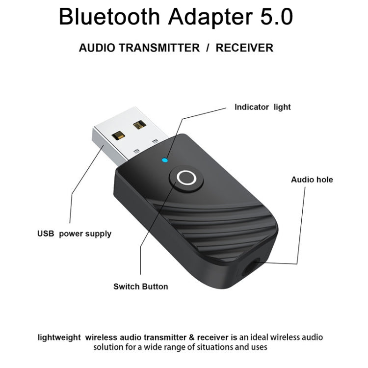 Trasmettitore e ricevitore audio Bluetooth 5.0 wireless