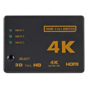 Commutatore HDMI 4K 3 in 1 con telecomando, 5 PCS/Set