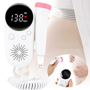 W8-25 Doppler della frequenza cardiaca fetale Monitor del battito cardiaco domestico alimentato a batteria