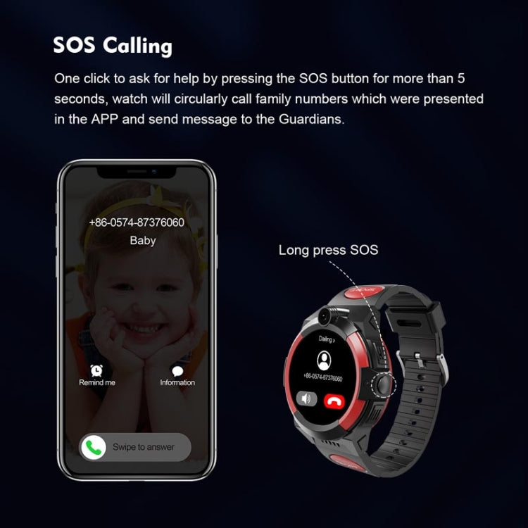 LT32 Edizione Europea 4G Impermeabile Touch Video Fotografia GPS Bambini Telefono Smart Watch