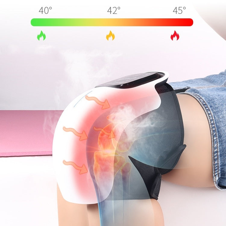 Dispositivo di fisioterapia massaggiatore per ginocchio a compressione calda a infrarossi ricaricabile, Style 1