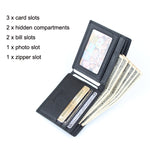 Porta carte multifunzionale per portafoglio RFID corto casual da uomo, Baweisi A-6595-1, Baweisi A-6513-1, Baweisi A-6557-1, Baweisi A-65104-1, Baweisi A-6559-1, Baweisi A-6556-1, Baweisi A-6502-1, Baweisi A-6598-1, Baweisi A-6509-1, Baweisi A-6555-1  ...