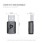 2 PCS 5.0 Trasmettitore Bluetooth Ricevitore AUX Adattatore audio per computer a doppia uscita USB, M136