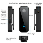 Trasmettitore ricevente Bluetooth 2 in 1
