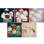 2 set di biglietti d'auguri per la festa della mamma abbronzanti, set di buste fai da te, 6PCS/Set HK031, 6PCS/Set HK030, 6PCS/Set HK037, 6PCS/Set HK036, 6PCS/Set Live Like Summer Flowers