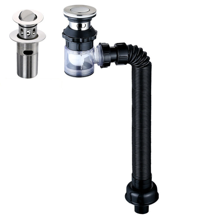 Tubo scarico lavabo deodorante con filtro e rotazione 360°