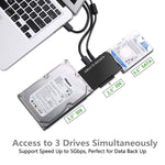 Cavo USB3.0 a SATA / IDE Easy Drive Adattatore per disco rigido esterno, spina Specifiche:, US Plug, EU Plug, AU  Plug, UK  Plug